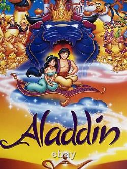 Walt Disney's Classic Aladdin 1992 Affiche De Cinéma Ds 2 Face 27x41 Us