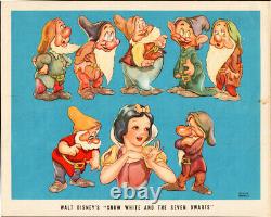 Walt Disney’s Snow White And The Seven Dwarfs Original Movie Herald 1936 Rare