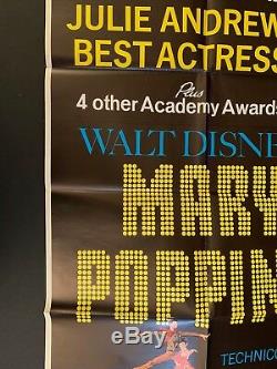 Walt Disneys Mary Poppins Affiche De Film Originale 27x40
