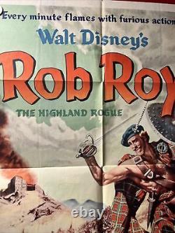 Walt Disneys Rob Roy Richard Ajouter /- Américaine Original Une Feuille Movie Poster