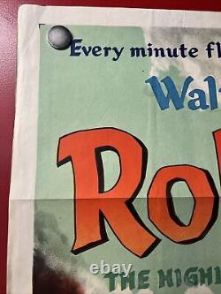 Walt Disneys Rob Roy Richard Ajouter /- Américaine Original Une Feuille Movie Poster