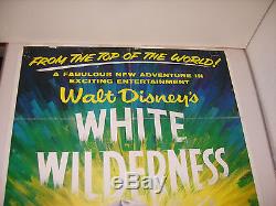 White Wilderness 1958 Disney Original 27x41 Posters De Films Pliés (468)