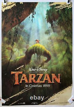 (set Of 3) Disney Tarzan The Last Crusade Jackie Brown Affiches De Cinéma Originales